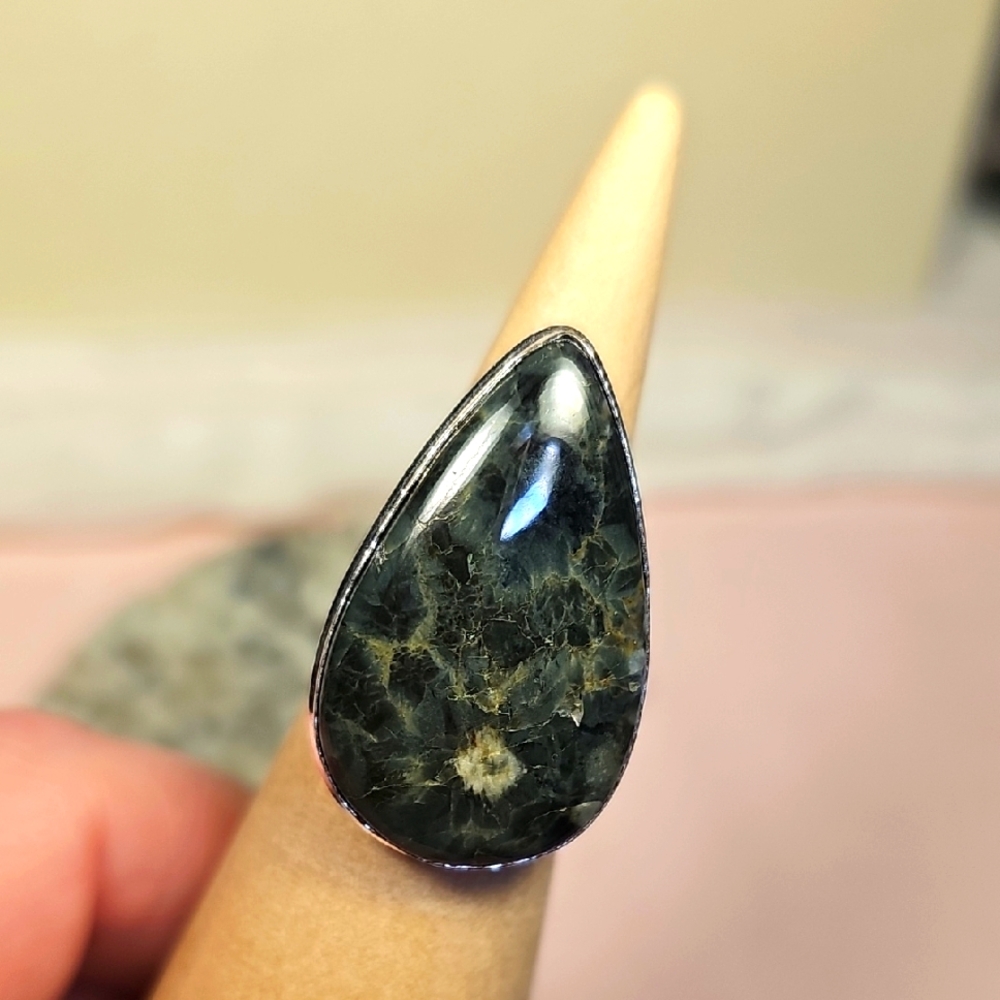 Ocean Jasper Silver 925 Ring